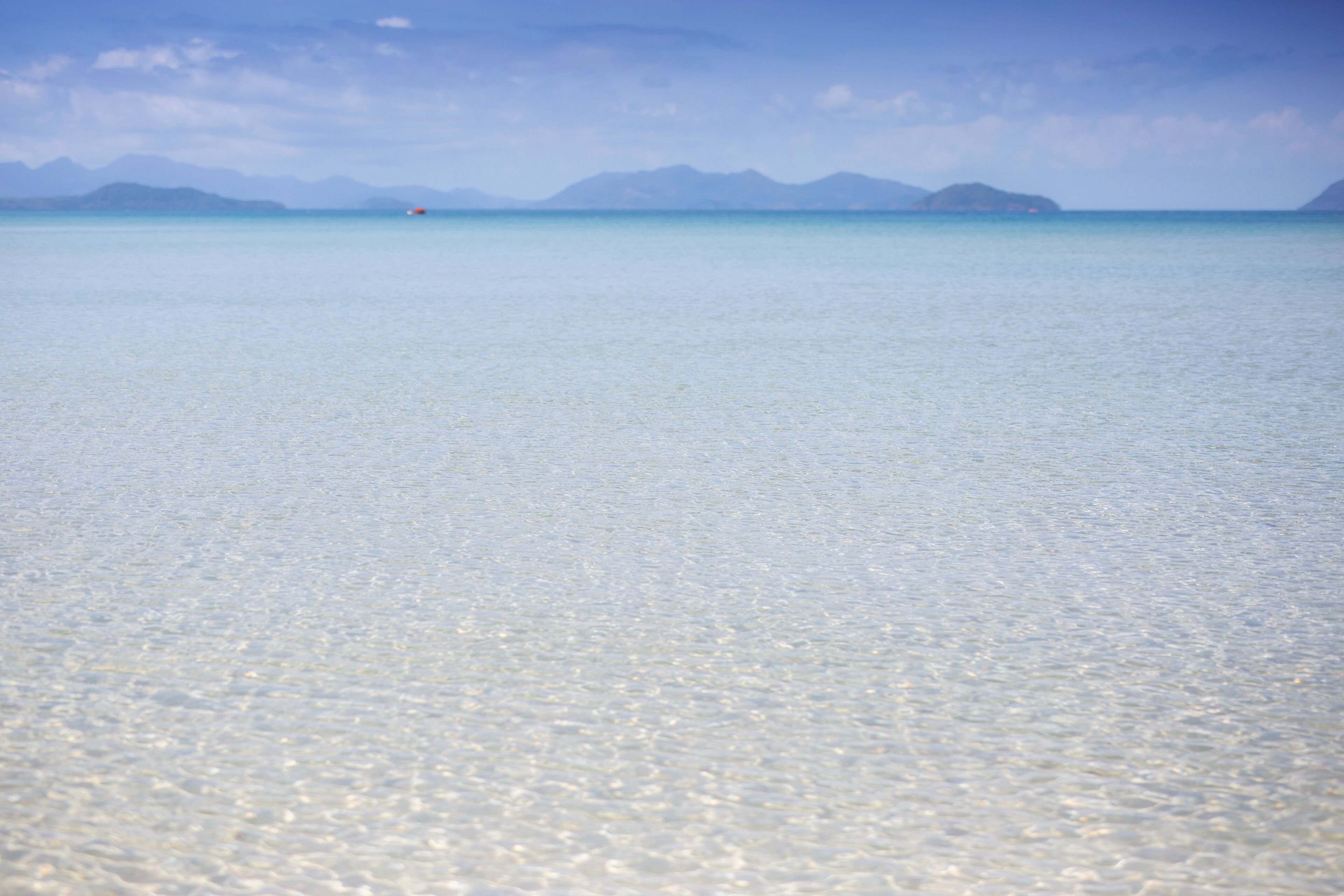 on the beach, beach towels
