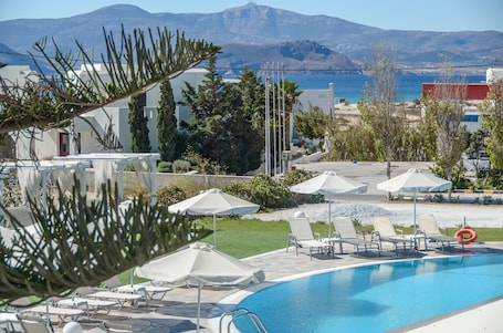 Outdoor pool. Birikos Hotel & Suites