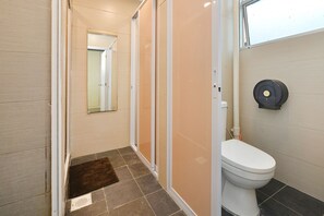 Single Bed in Female Dormitory | Bathroom | Shower, free toiletries, towels