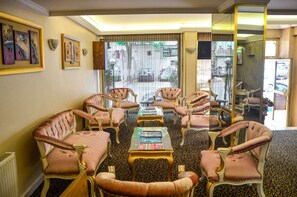 Sitteområde i lobbyen