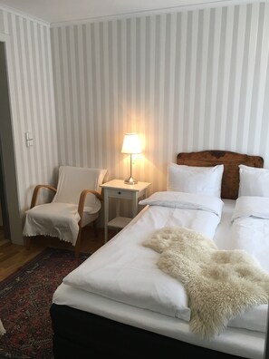 Double Room | Individually decorated, individually furnished, blackout curtains - Sogndalstrand Kulturhotell (Sokndal)