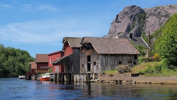 Uitzicht vanuit accommodatie