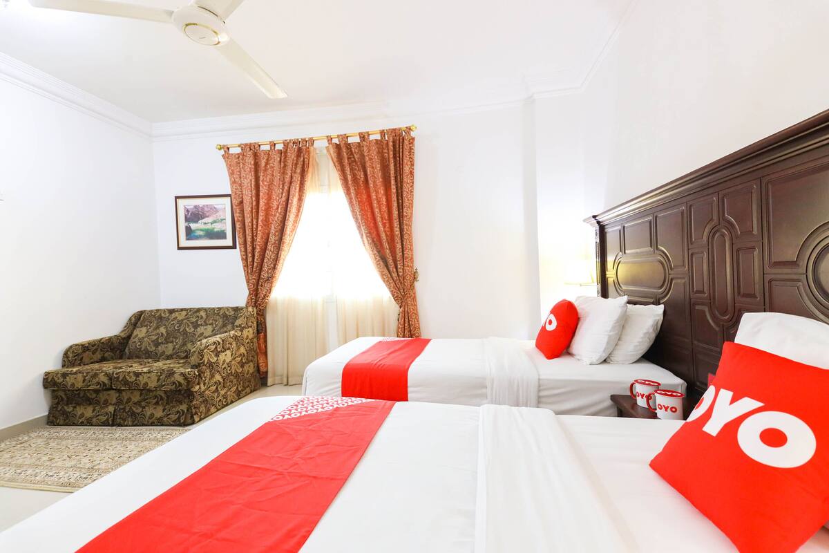 1 bedroom, in-room safe, iron/ironing board, free WiFi