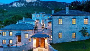 Front of property - evening/night