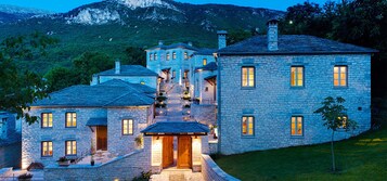 Front of property - evening/night