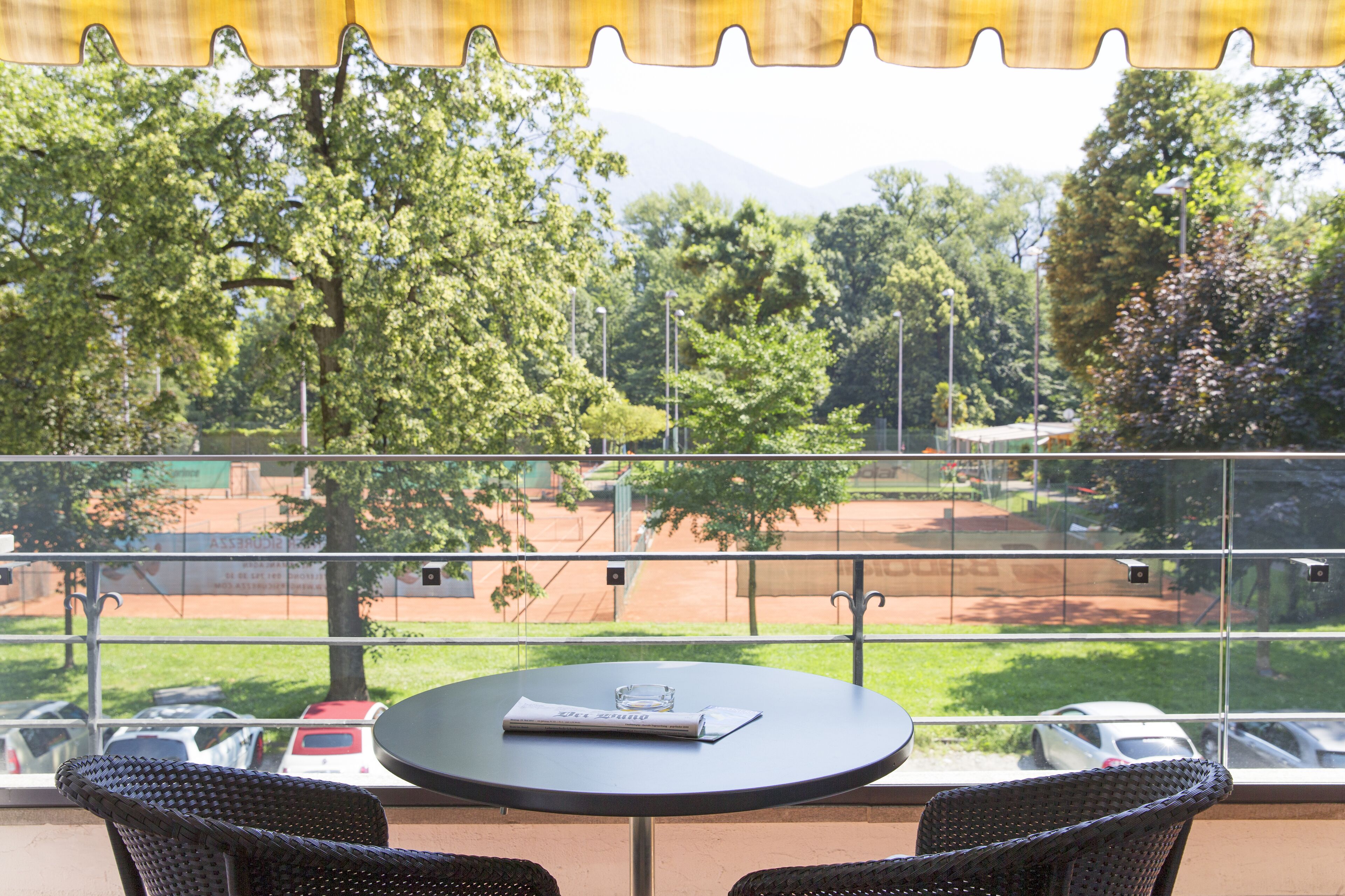 Vue depuis le balcon