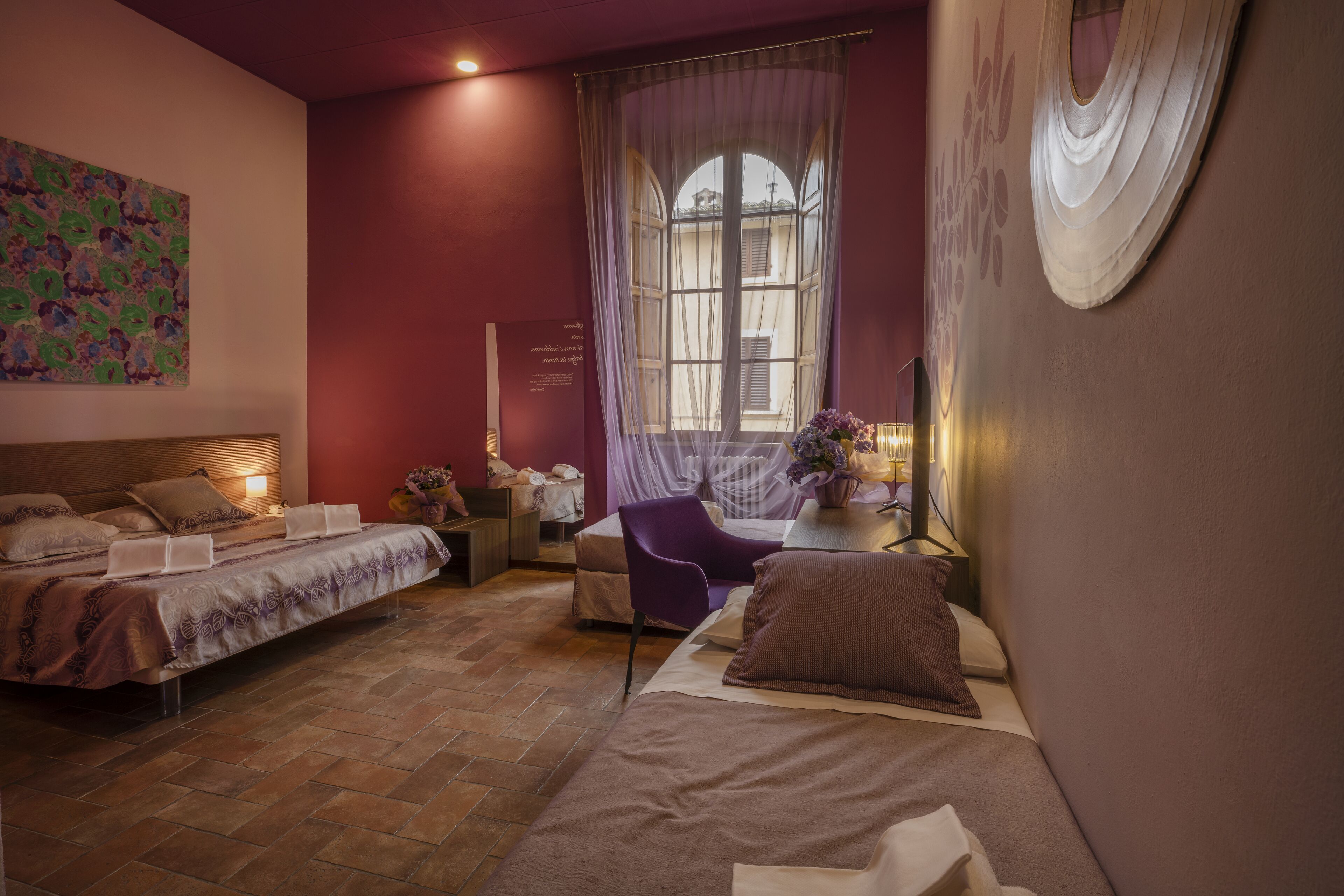 luxury quadruple room | 1 bedroom, in-room safe, desk, iron/ironing board