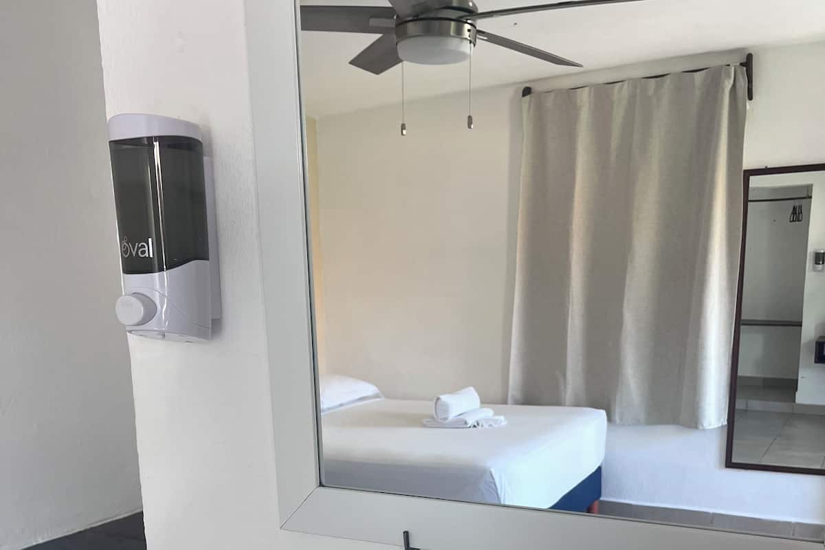 family quadruple room, 2 double beds | blackout curtains, free wifi, bed sheets