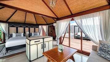 Tent, 1 slaapkamer, niet-roken | Lakens van Egyptisch katoen, luxe beddengoed, een kluis op de kamer