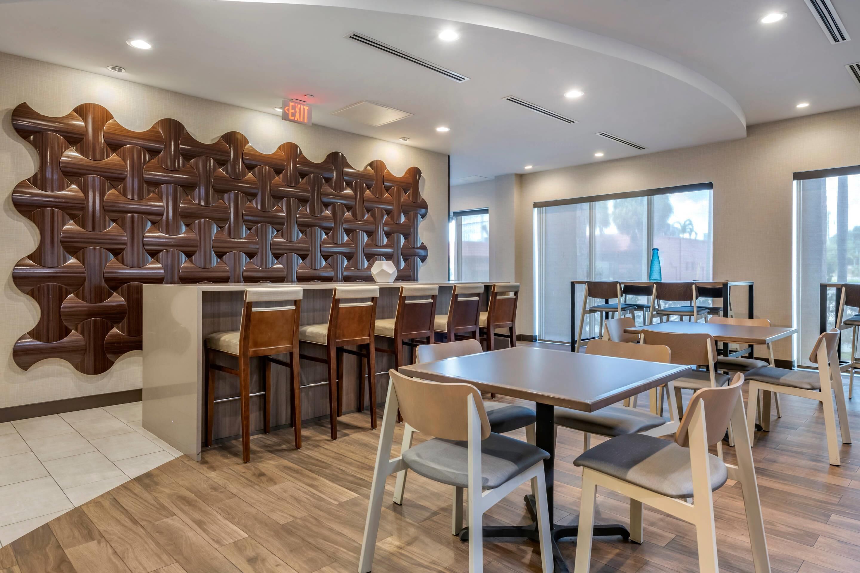 Free daily buffet breakfast