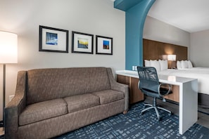 Suite, Multiple Beds, Non Smoking | Desk, iron/ironing board, WiFi (free), bed sheets