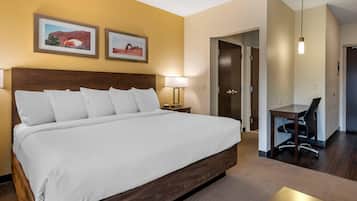 Pillow-top beds, in-room safe, desk, iron/ironing board