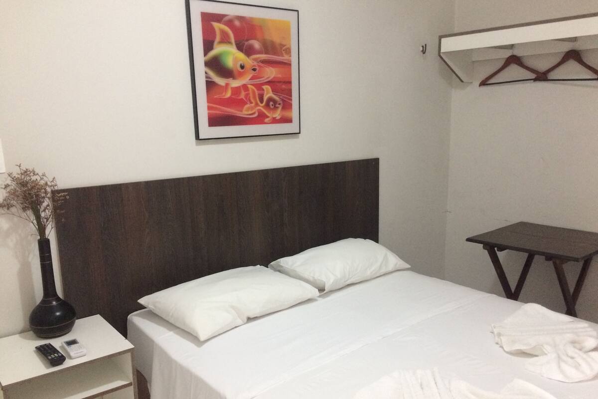 Blackout curtains, free WiFi, bed sheets