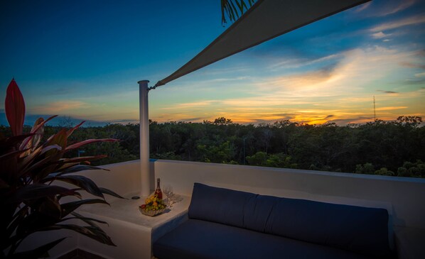 Apartment, 2 Bedrooms | Terrace/patio - Lunata apartment 102- 2bedroom sleeps 4 (Tulum)