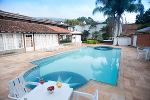 Indoor pool, outdoor pool
