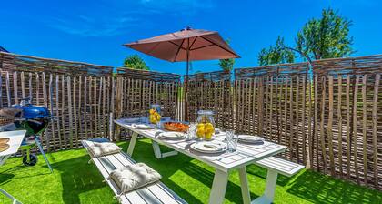 Luxurious holiday home in Heers with terrace