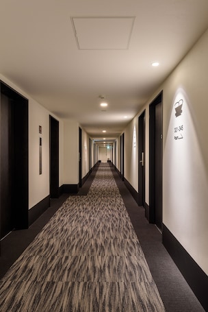 Hallway. Henn na Hotel Tokyo Haneda