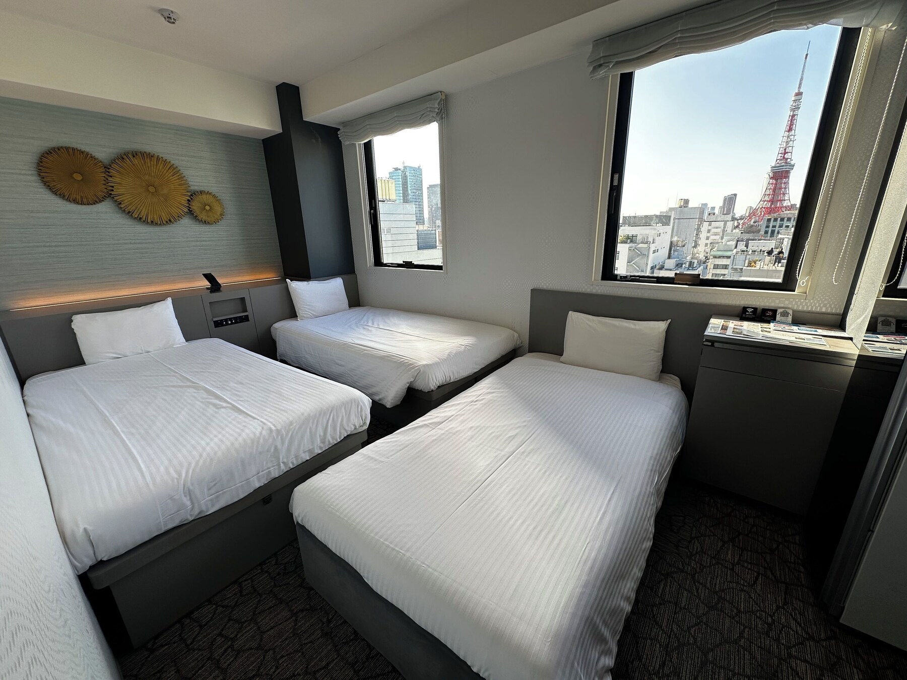 Tower View Deluxe Twin Room | Down comforters, in-room safe, desk, WiFi (free)