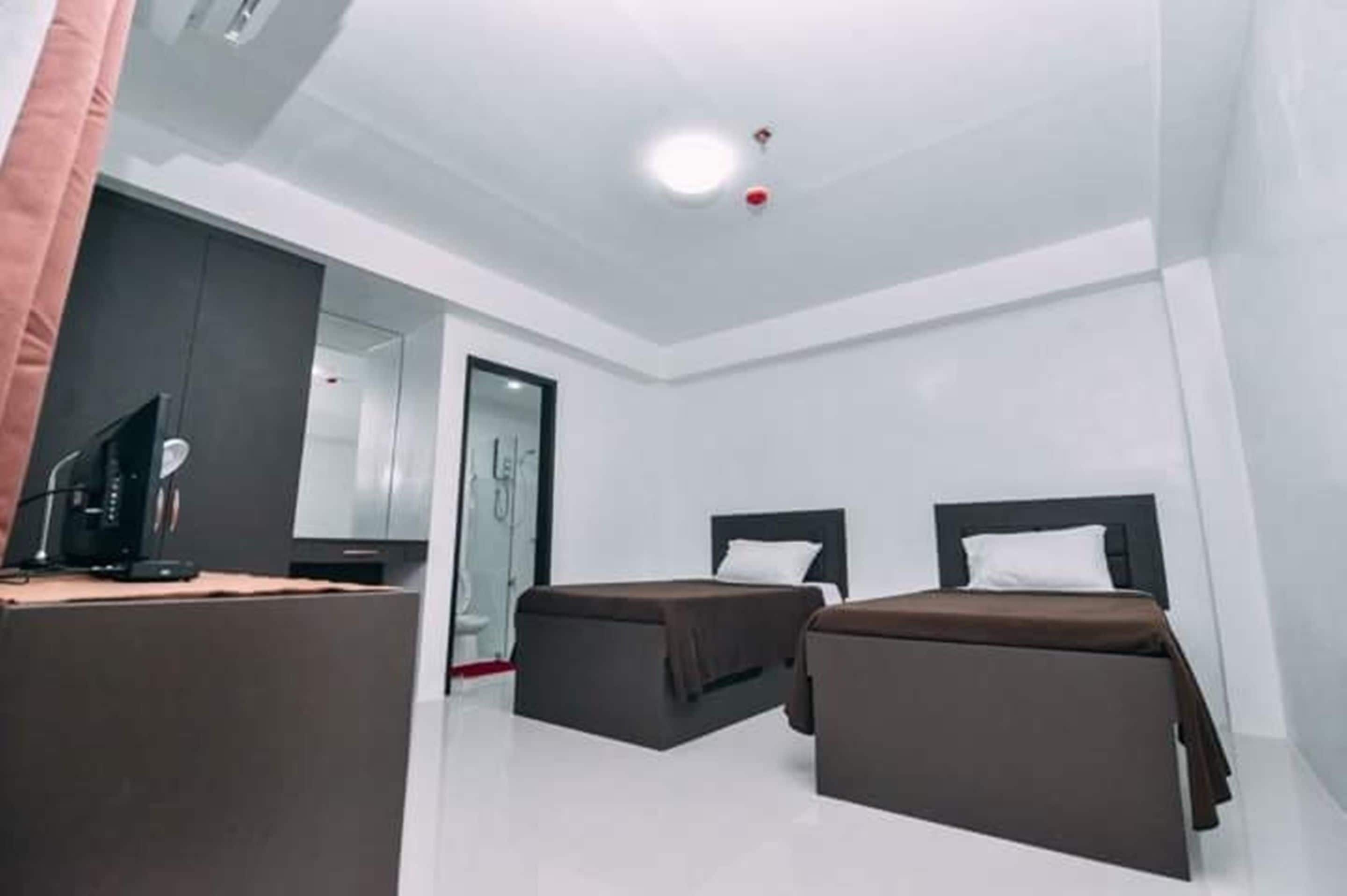 标准房, 2 张单人床 | 防过敏的被褥、办公桌、免费 WiFi、床单