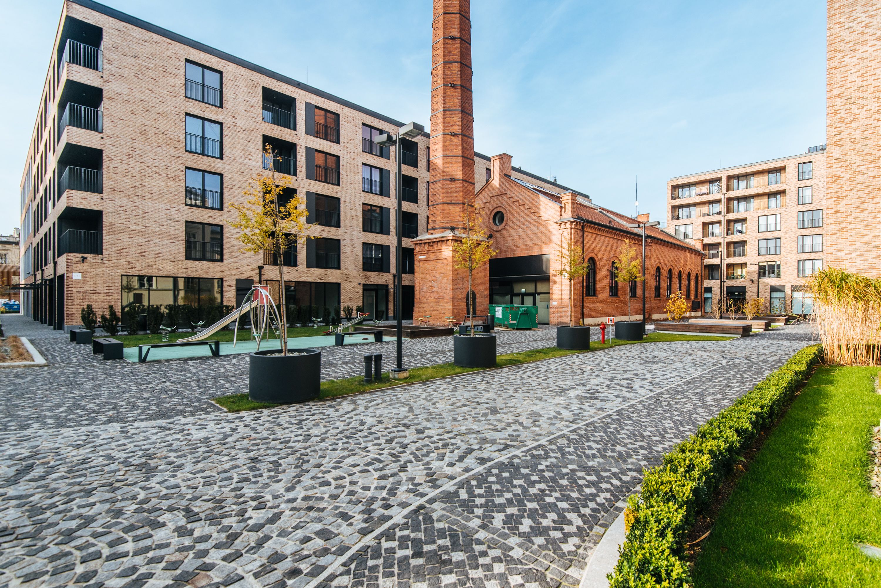 Overnatningsstedets facade