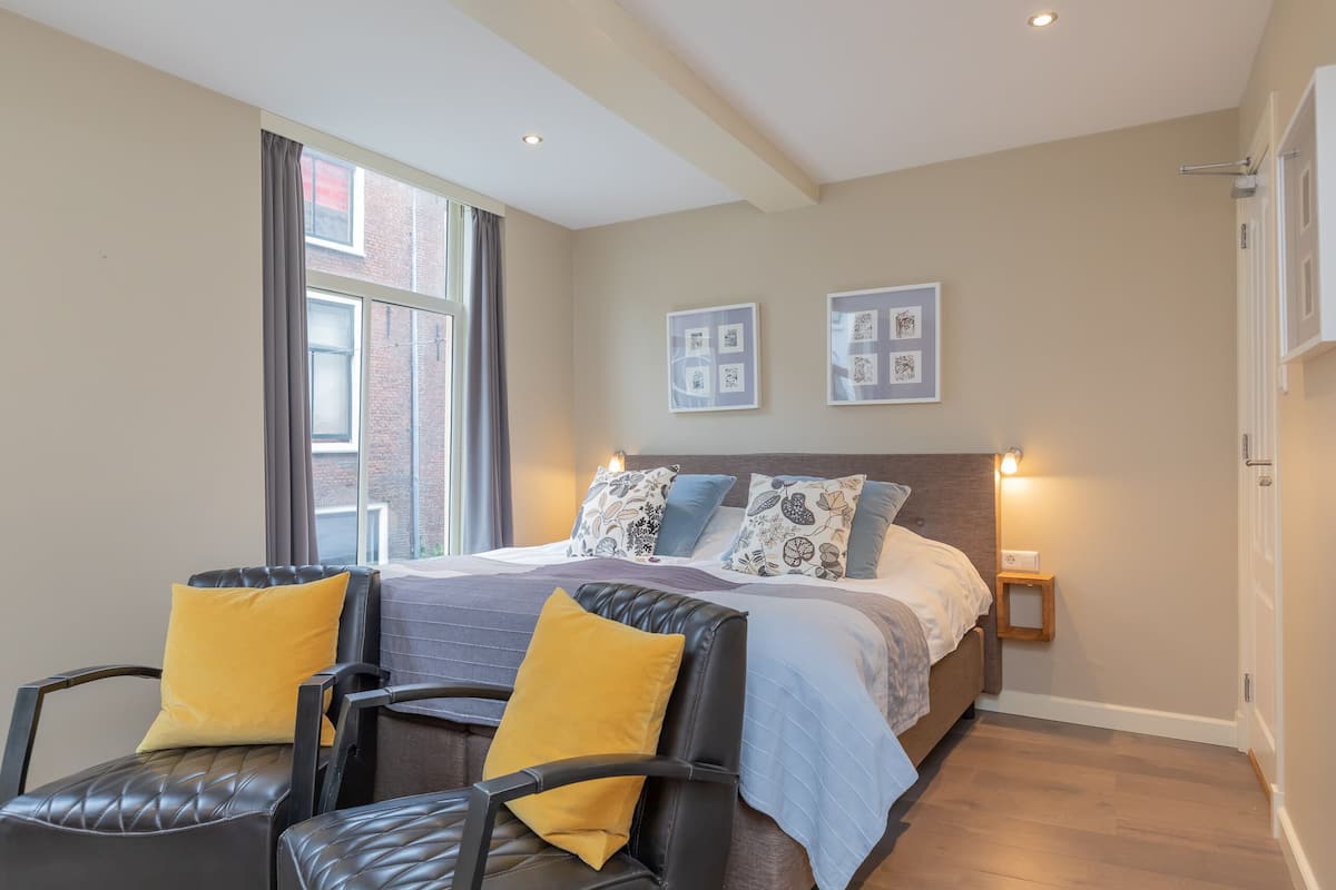 Deluxe Double Room, City View | Premium bedding, minibar, in-room safe, desk