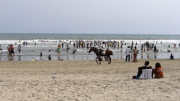 On the beach