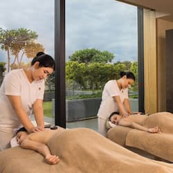 Couples treatment room(s), sauna, body treatments, aromatherapy