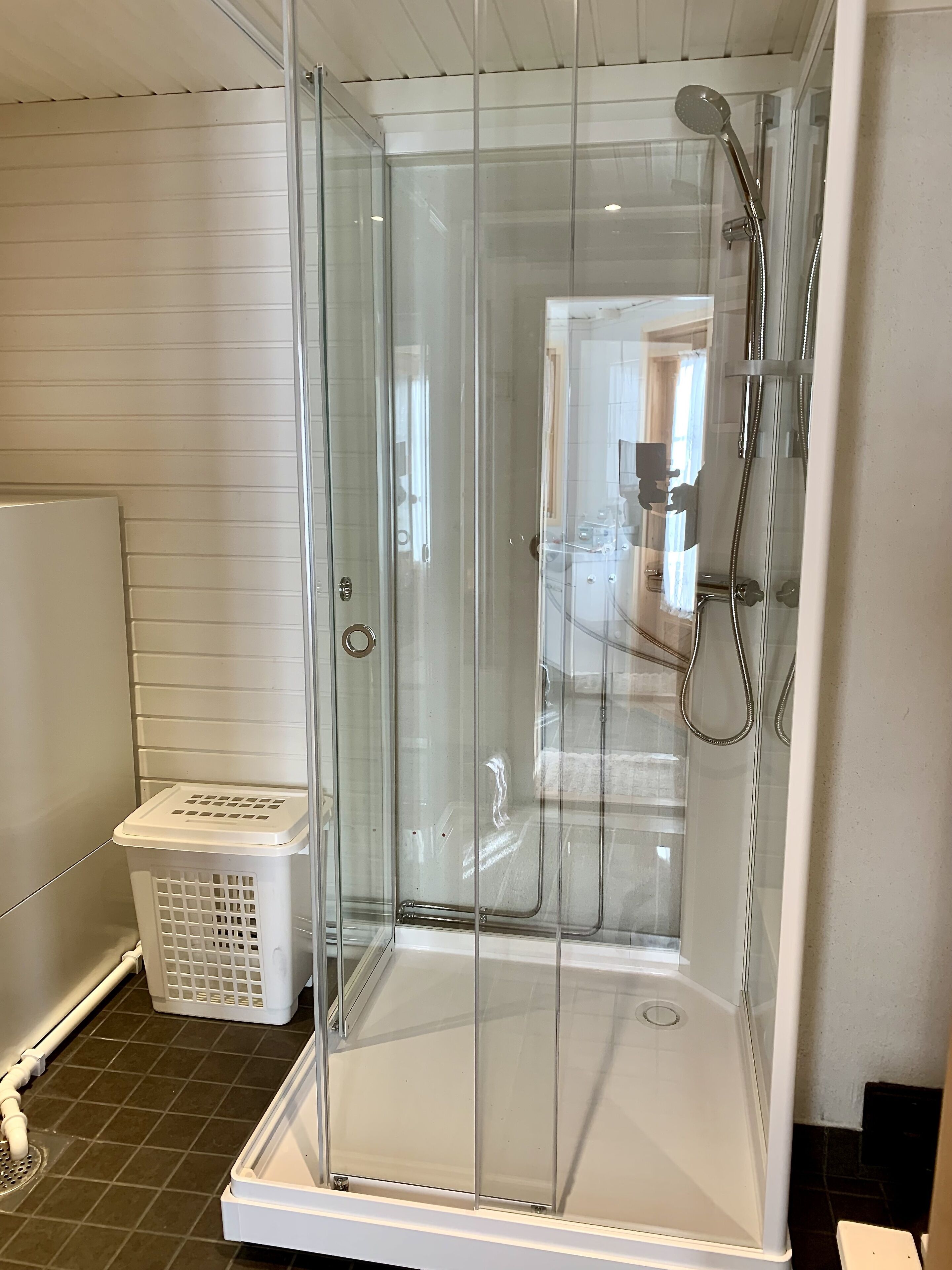 Chalet, Sauna, Lakeside | Bathroom shower
