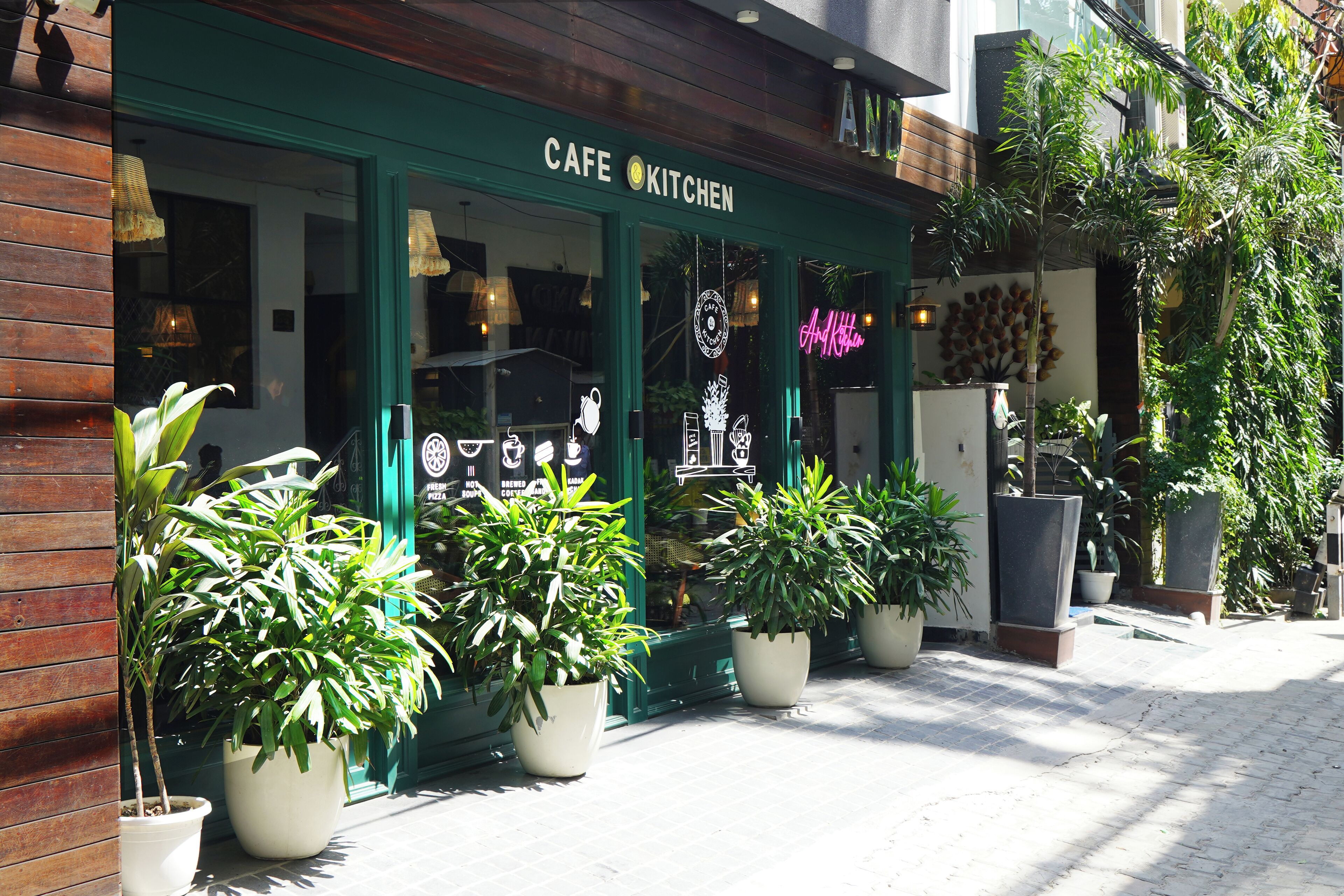 Blick von der Unterkunft