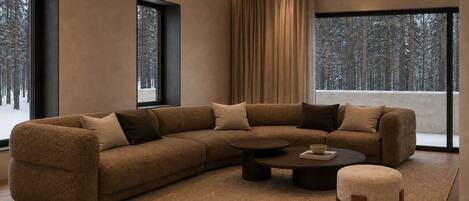Penthouse, para no fumadores (Extra futon for 7th guest) | Área de sala de estar | Televisión de pantalla plana y Netflix