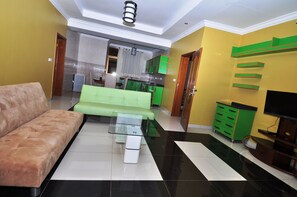 Appartement Deluxe, 2 chambres | Salle de séjour