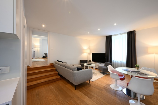 Suite, Park View | Living area | Flat-screen TV