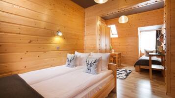 Standard Triple Room, Private Bathroom, Mountain View | Premium bedding, iron/ironing board, free WiFi, bed sheets