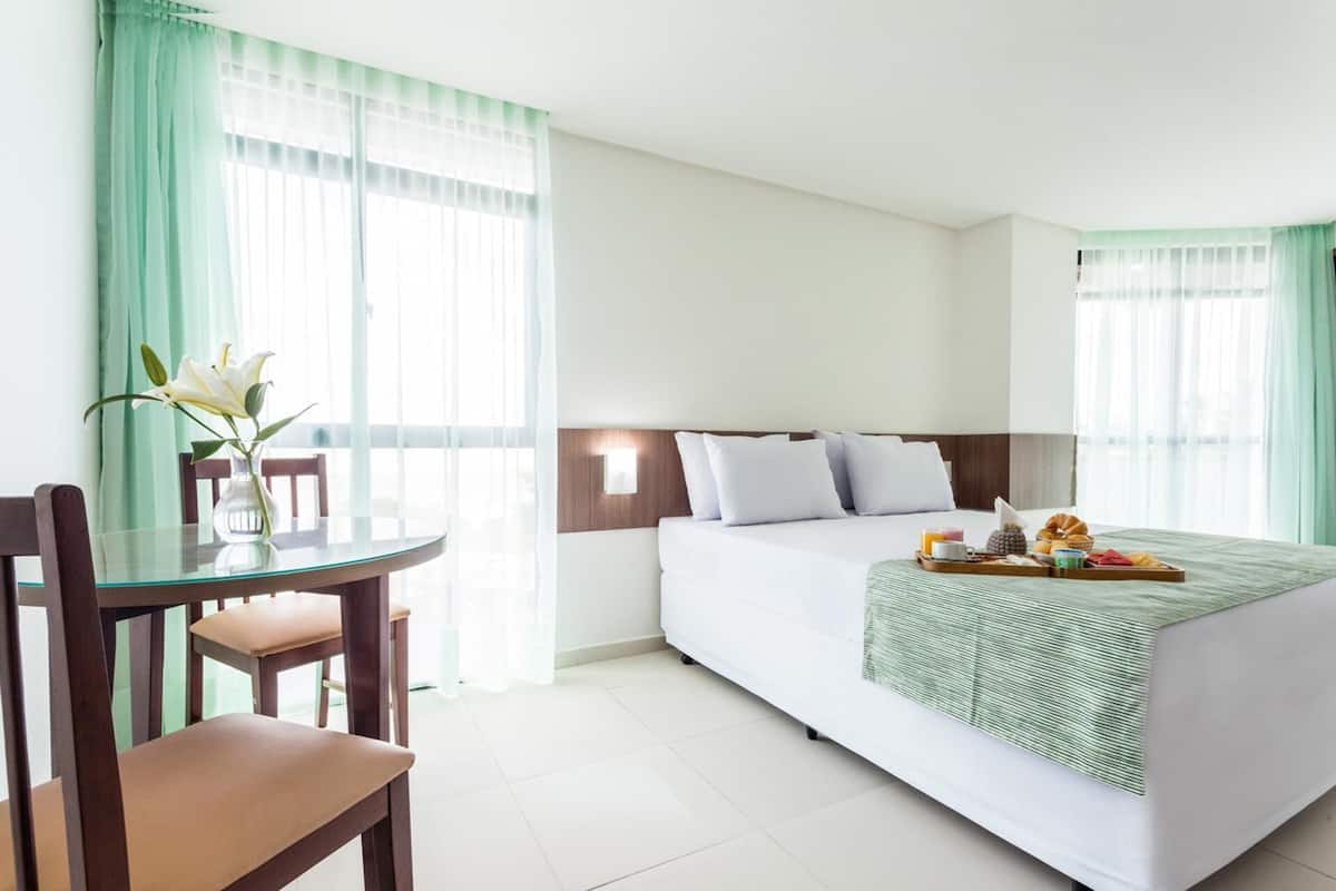 1 slaapkamer, een minibar, een kluis op de kamer