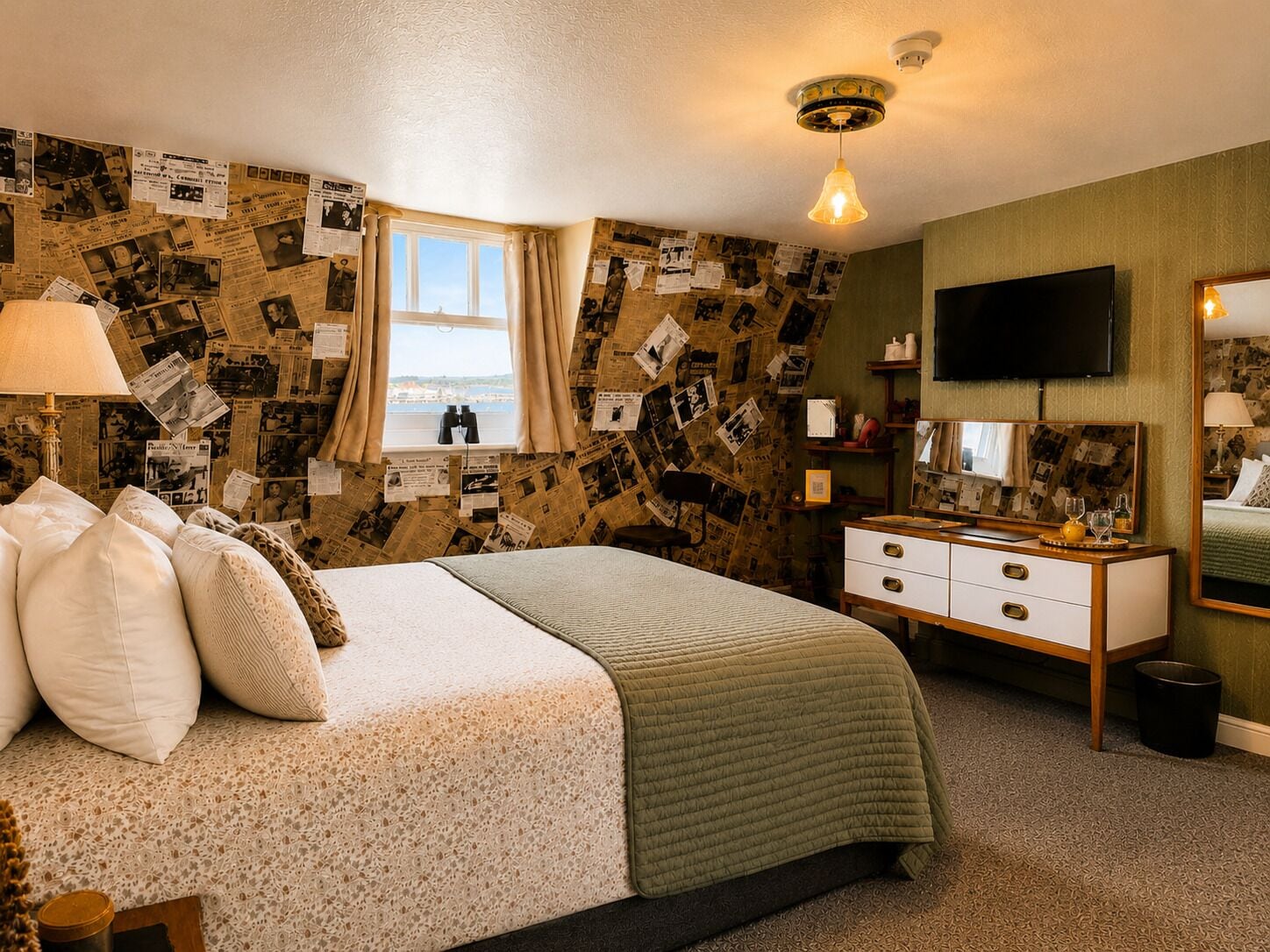 Double Room, Ensuite, Sea View (Room 8, Top floor)