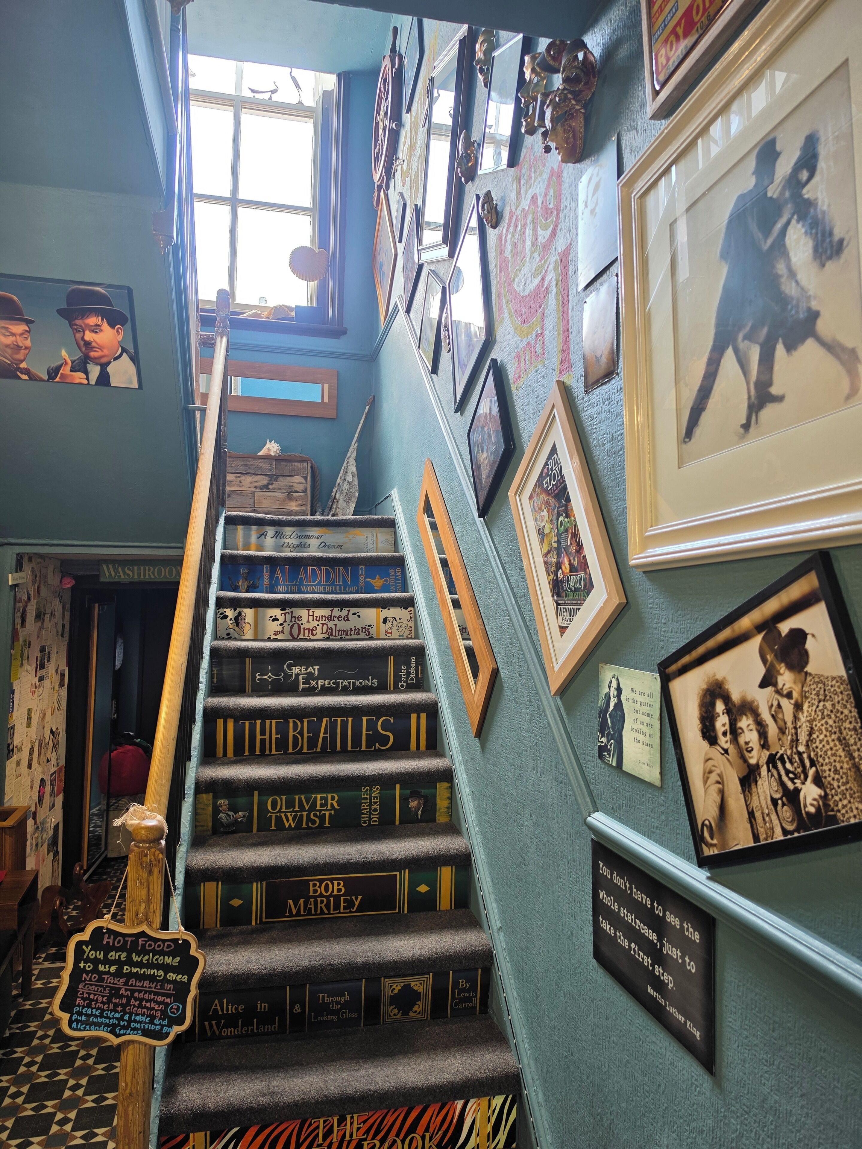 Interior entrance