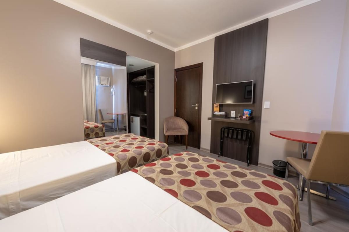 Minibar, desk, blackout curtains, free WiFi