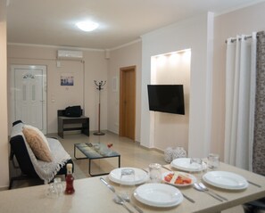 Appartement Supérieur, 1 chambre, non-fumeur, en front de mer | Salle de séjour