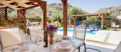 Villa, 3 Bedrooms, Private Pool | Terrace/patio