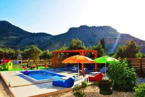 Villa, 3 Bedrooms, Private Pool | Terrace/patio - Stergios Villa (Rhodes)
