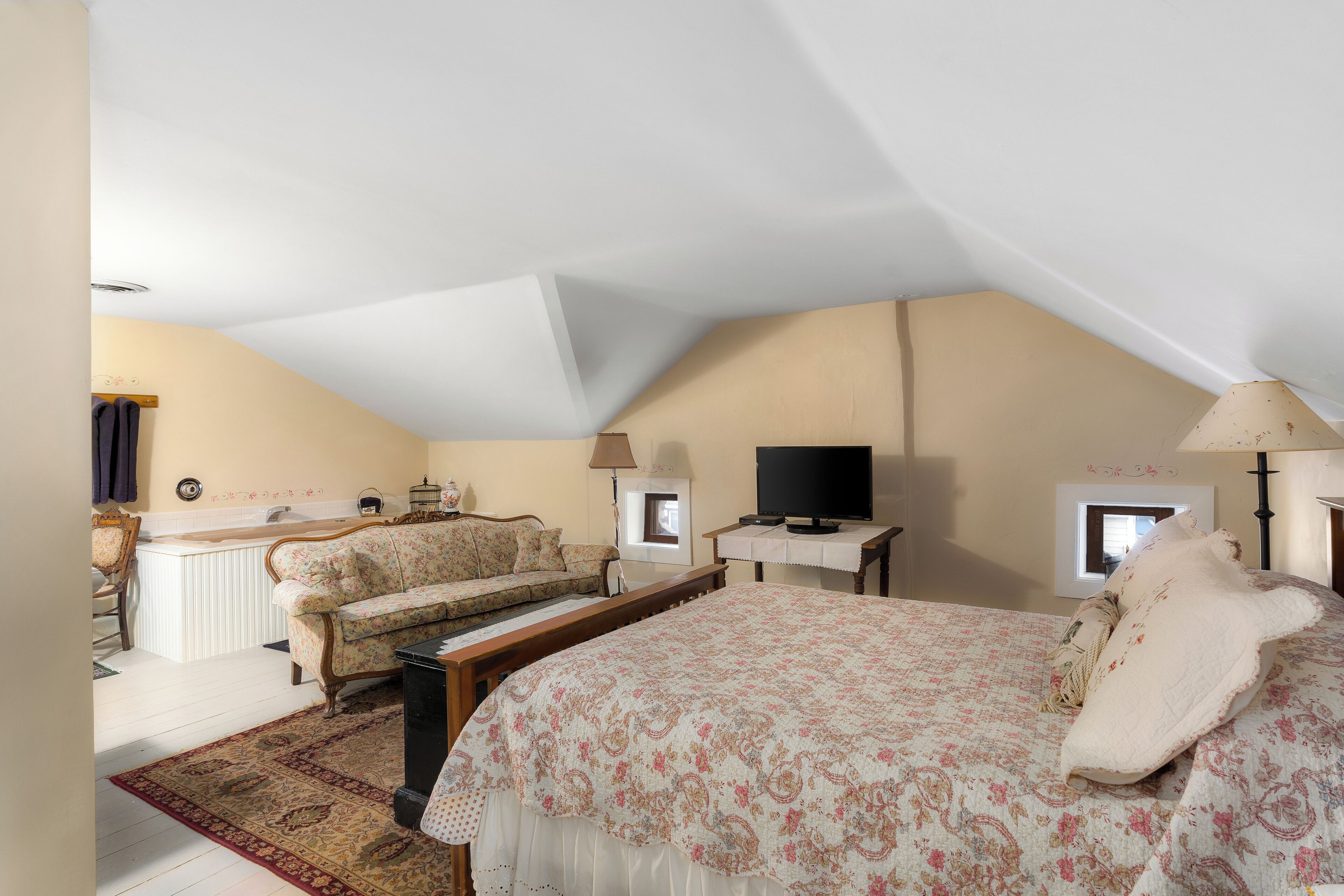 Premium bedding, individually decorated, individually furnished