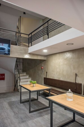 Sala de estar en el lobby