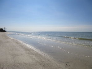 On the beach