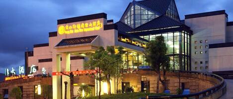 Front of property - evening/night