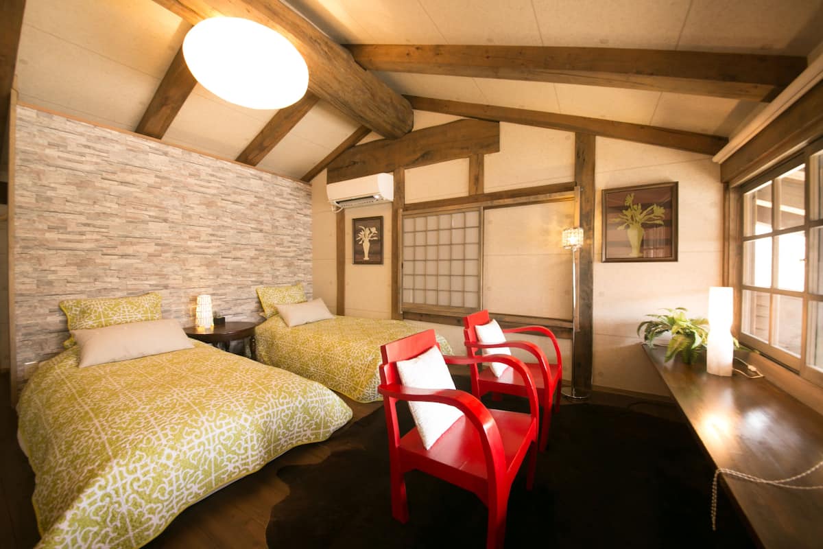 Twin Room Maisonette - Adult Only, Without Bath (Kurinokura) | Desk, free WiFi, bed sheets
