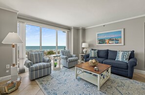 TV, video library - Direct Beachfront & Poolside • Must See Renovation (Hilton Head Island)