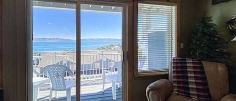 Televisión y chimenea