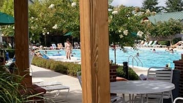 Indoor pool, a heated pool