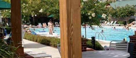 Indoor pool, a heated pool