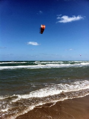 Aan het strand